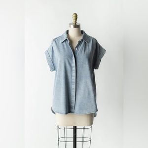 Nueflora Abbot Button Down Denim shirt